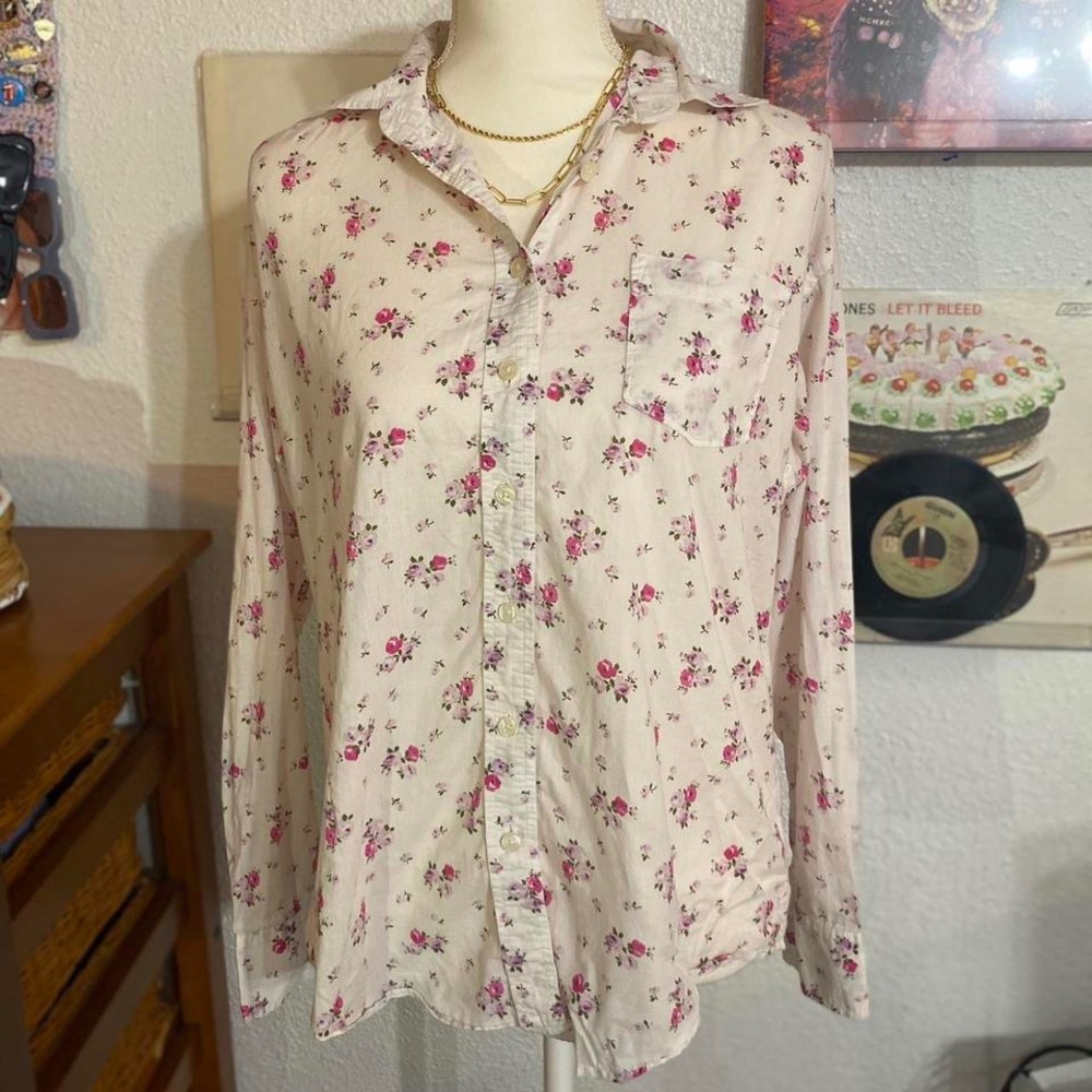 Floral Button-Up Shirt